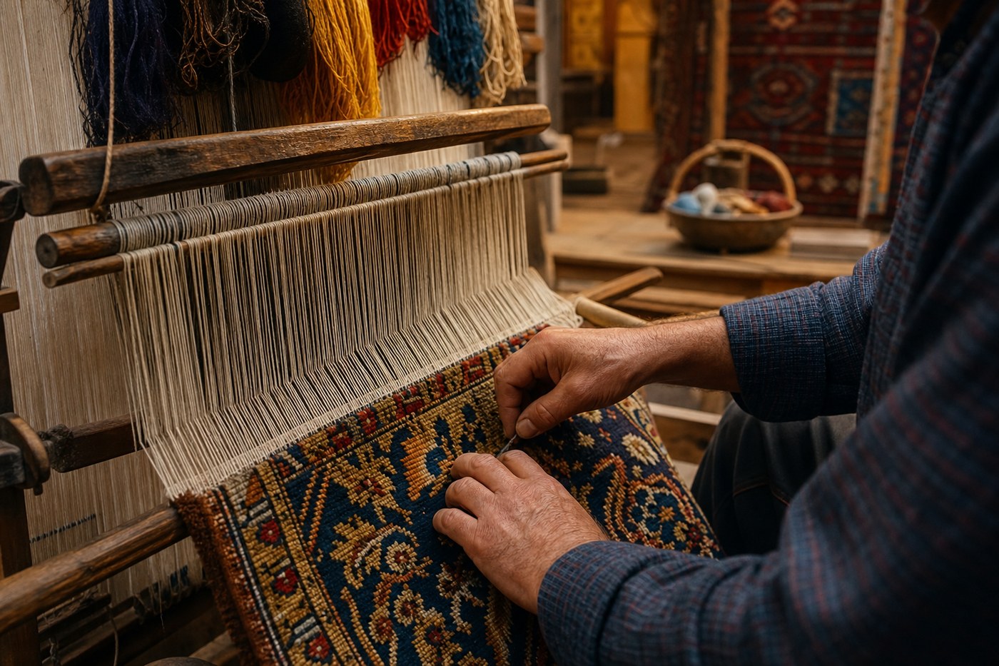 Konya Halı dokuma atölyesi
